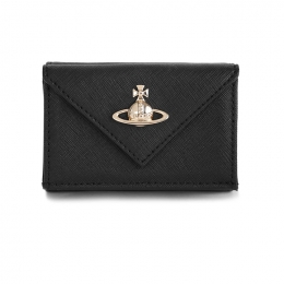 ◆당일◆26SS ORB 로고 엔벨로프 사피아노 반지갑 블랙 5115002EW L001N N402