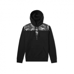 ◆15주년◆카모 윙 프린트 후드티 블랙 CMBB007S186300031008