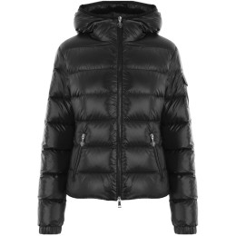 ◆당일◆25SS 글레스 GLES 로고 패치 후드 패딩 자켓 블랙 1A000 74 595ZZ 999