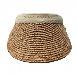 ◆당일◆23SS 마리나 라피아 바이저햇 누가/네추럴 HAT50318 MARINA NOUGAT NATURAL