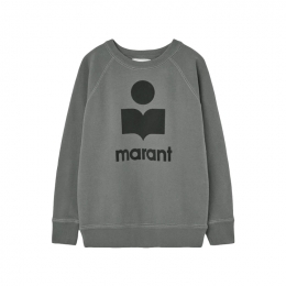 ◆당일◆26SS 밀리니 MILLYNY 벨벳 로고 맨투맨 슬레이트 SW0160FA A1M07E 02SE