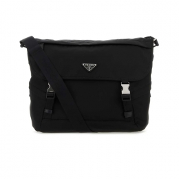 ◆당일◆25FW 삼각로고 리나일론 숄더백 블랙 2VD052 2DMG F0002