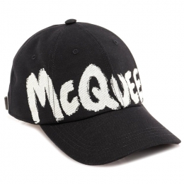 ◆당일◆24SS 시그니처 그래피티 자수 로고 캡모자 블랙 624392 4C60Q 1078