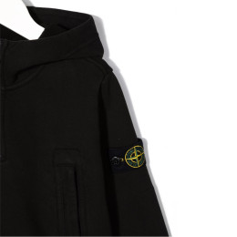 ◆키즈◆21FW 여성 와펜 하프집업 후드티 블랙 751660140 V0029