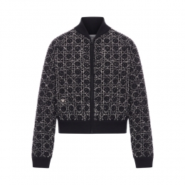 26SS 매크로까나쥬 트위드 봄버 자켓 블랙 614V50A7520 9101