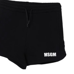 ◆키즈◆25SS 여성 로고 프린팅 코튼 숏팬츠 블랙 S5MSJGSH095 110
