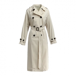 ◆14주년◆심퍼 CIMPER 벨티드 트렌치코트 아이보리 90210317 001