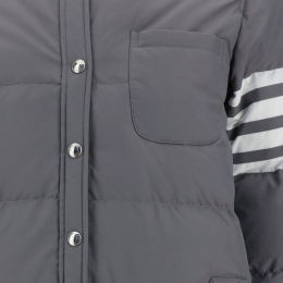 ◆당일◆25FW 사선완장 다운 롱 후드 패딩 자켓 메드그레이 FOD025X 05222 035