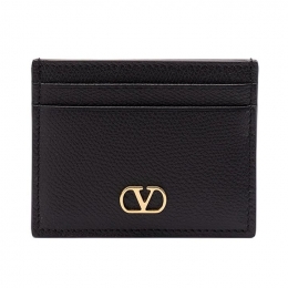 ◆당일◆25SS V로고 시그니처 카드지갑 블랙 6W2P0AJ7 SNP 0NO