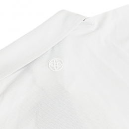 ◆당일◆25SS 백 로고 패치 폴로 티셔츠 화이트 G4MC0K300 SNO