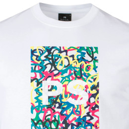 ◆당일◆25SS PS 로고 레귤러핏 티셔츠 화이트 M2R 011R LP4049 01