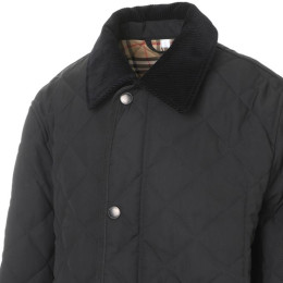 ◆당일◆23FW 랜포드 LANFORD 코듀로이 다이아몬드 퀄팅 자켓 블랙 8049135