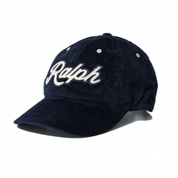 ◆당일◆25FW 로고 패치 코듀로이 캡모자 블루 211A90415 001