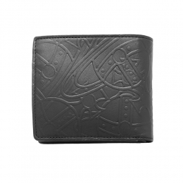 26SS ORB 로고 반지갑 블랙 5107004LM L00AP N401