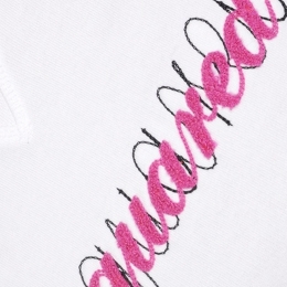 ◆15주년◆여성 더블 레터링 로고 맨투맨 화이트 75GP0225