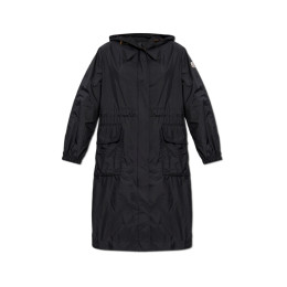 ◆당일◆25FW 히엔고스 HIENGOS 로고 패치 롱 후드 자켓 블랙 1C000 20 53A5E 999