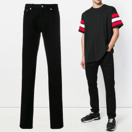 ◆11주년◆링 로고 패치 디스트레스진 블랙 BM502G501D 001