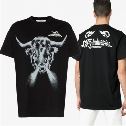 ◆11주년◆황소자리 오버핏 티셔츠 블랙 BM70K73002 001
