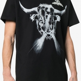 ◆11주년◆황소자리 오버핏 티셔츠 블랙 BM70K73002 001