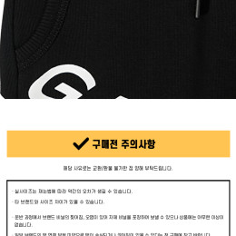 ◆키즈◆21SS 여성 로고 트레이닝 하프팬츠 블랙 H24119 09B