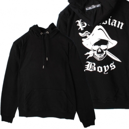 ◆10주년◆파리시안 백 프린팅 후드티 블랙 LA04HOO84BK