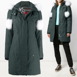 ◆당일◆19FW 스틸링 STIRLING 화이트퍼 패딩 자켓 그레이 MK2003LP 255