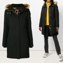 ◆당일◆18F/W 폰더락 FOND DU LAC 퍼 패딩 블랙 MK2663LPP 294