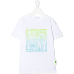 ◆키즈◆21SS 키즈 시그니처 로고 프린트 티셔츠 화이트 MS027586 001
