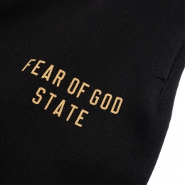 ◆당일◆25SS 에센셜 로고 기모 트레이닝 팬츠 블랙 130BT242020F BLACK