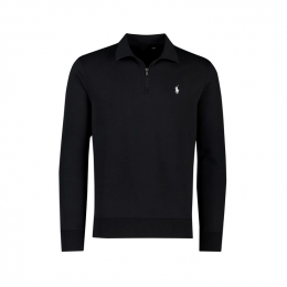 ◆당일◆25FW 포니 자수 하프집업 맨투맨 블랙 710P06234 001