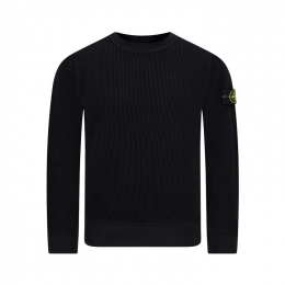 ◆당일◆26SS 와펜 패치 와플 맨투맨 블랙 L1S15 6100056 S0044 V0029