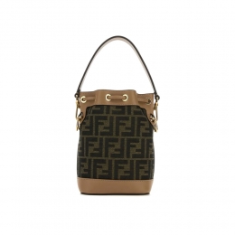 ◆당일◆25FW 몬트레조 미니 FF 로고 버킷백 브라운 8BS093 ALP3 F1AOE