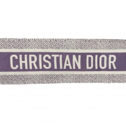 ◆당일◆26SS 버터플라이 & 아이리스 미차 스카프 화이트/퍼플 61IRF106I644 C445