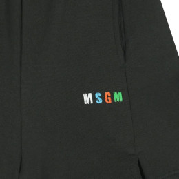 키즈 컬러 로고 버뮤다 팬츠 워시드블랙 S6MSJBBE235 MS040