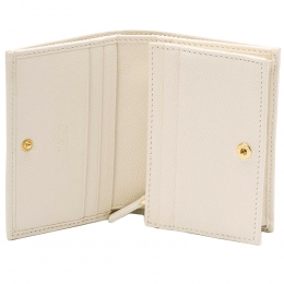◆당일◆25SS 시그니처 V 로고 반지갑 아이보리 6W2P0AJ3 SNP I16