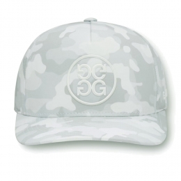 ◆당일◆23SS G'S 써클 로고 카모 스냅백 화이트 G4AS22H01 SNO