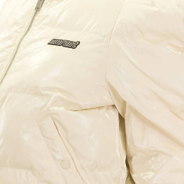 ◆당일◆23FW CODY 로고 패치 코팅 패딩 자켓 에쿠르 MA0056FB A3C49E 23EC