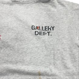 26SS 페인트 로고 프린트 후드티 라이트그레이 GPH-50044 LHGY