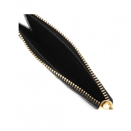 ◆당일◆25FW 금장 모노그램 마틀라세 코인 카드지갑 블랙 607915 BOW01 1000