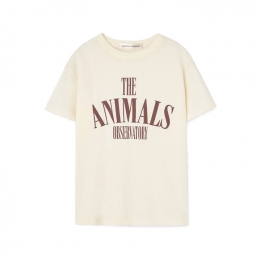 ◆키즈◆키즈 로고 레터링 펍피쉬 티셔츠 로우화이트 S26001 221DW