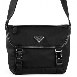 ◆당일◆25FW 삼각로고 리나일론 숄더백 블랙 2VD066 2DMG F0002