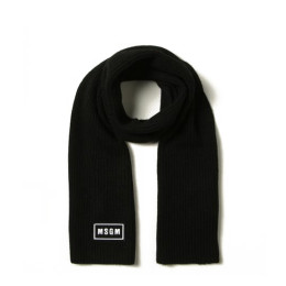 ◆키즈◆21FW 키즈 로고 패치 스카프 블랙 MS027744 110