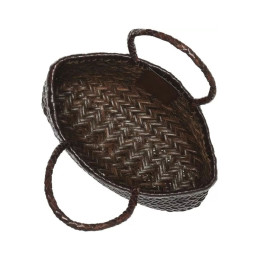 ◆당일◆26SS 미니 플랫 고라 토트백 다크브라운 8809 DK BROWN