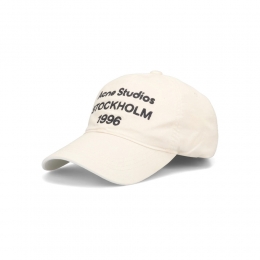 26SS 로고 자수 캡모자 더스티화이트 C40434 DC6