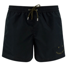 ◆당일◆24SS 해피 페이스 로고 스윔 숏팬츠 블랙 M1A 201A HU286 79A