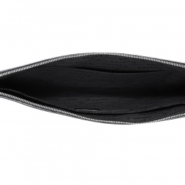 ◆당일◆23FW 탈든 THALDEN 메탈로고 스트라이프 클러치백 블랙 6232052