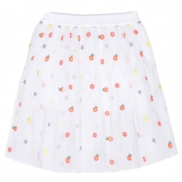 ◆키즈◆23SS 여성 플로럴 프린팅 스커트 화이트 TS7B31 Z1118 101EM