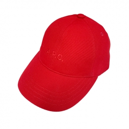 ◆당일◆25FW 로고 자수 찰리 캡모자 레드 COGYX M24069 GAA