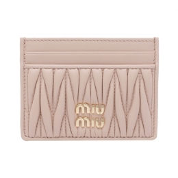 ◆당일◆26SS 마틀라세 금장 로고 카드지갑 파우더 5MC076 AFPP F0236