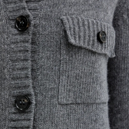 ◆당일◆25FW 올비아 OLBIA 울 가디건 다크그레이 2525346032 009